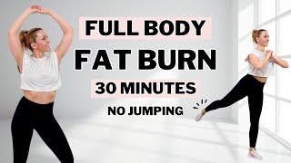 🔥30 MIN SWEATY HIIT🔥FULL BODY FAT BURN🔥All Standing🔥No Jumping🔥No Repeat🔥homeworkout [upl. by Rhett]