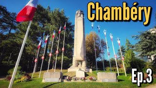 Chambéry  walking tour  France FR  October 2021  4K 60fps UHD [upl. by Soluk379]