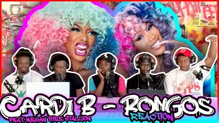 Cardi B  Bongos feat Megan Thee Stallion Official Music Video  Reaction [upl. by Kabab]