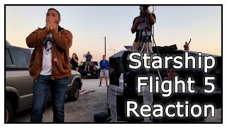 Starship Flight 5 and Super Heavy Booster Catch Reaction [upl. by Essex525]