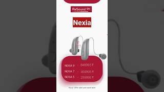 Resounds Nexia RIC Hearing Aid features besthearingaids HearingTechnology freetrial Hyderabad [upl. by Eletnahs]