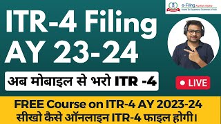 ITR 4 Filing Online 202324  How to File ITR 4 For AY 202324  Income Tax Return Filing ITR 4 [upl. by Analahs891]