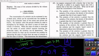 SOLUTION STOICHIOMETRY MCAT [upl. by Tab]