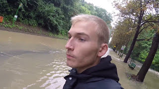 Rundgang im HOCHWASSER😱💦BAD SALZDETFURTH ÜBERSCHWEMMUNG 26072017 hochwasser katastrophe [upl. by Denna]