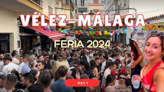 Day 1  SPAIN  Festival  Feria  VélezMálaga 2024 spain españa vlog feria malaga [upl. by Giguere]