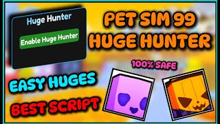 🎃 Pet Sim 99  Huge Hunter Script  Halloween Event  Giveaway 🎃 [upl. by Sofia74]