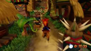 Crash Bandicoot NSane Trilogy  Hog Wild 17 Time Trial Platinum Relic [upl. by Retloc]