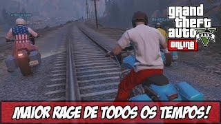 GTA V  Online  MEU MAIOR RAGE NAS CORRIDAS [upl. by Adnaugal241]