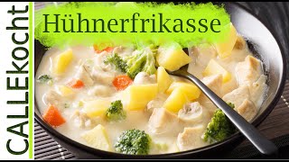 Hühnerfrikassee kochen und selber machen  Omas Rezept [upl. by Remde404]