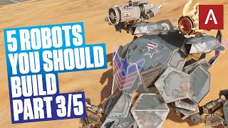 5 Robots You Should Build  Skyros War Robots Guide WR [upl. by Nniuq264]