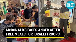 BoycottMcDonalds Trends As Protest Erupts Over Free Meals For Israeli Troops While Gazans Starve [upl. by Marshal]