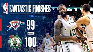 Marcus Morris Game Winner Down To The Last Second OKC vs Boston [upl. by Cost55]