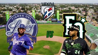 EN VIVO LIDOM 2024  Tigres del Licey vs Estrellas Orientales  Previa  Debut Robinson Canó [upl. by Delacourt]