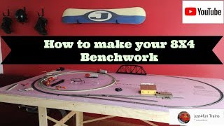 8x4 HO Benchwork [upl. by Rodrich]