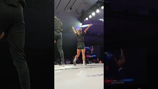 Paige VanZant gets her first power slap win 🏆 powerslap8 [upl. by Jeramie290]