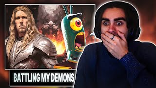 JERIS JOHNSON amp BOI WHAT  BATTLING MY DEMONS  FIRST TIME REACTION REUPLOAD [upl. by Cirdet]