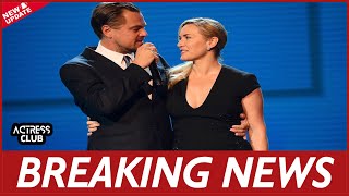 Kate Winslet and Leonardo DiCaprio just shared a sweet reunion hug [upl. by Llerrac]