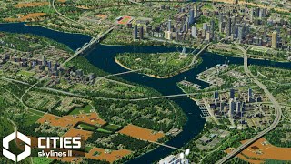 One Map  Three Growing Cities  Cities Skylines 2 [upl. by Anairdna]