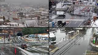 2024年1月21日【LIVE】お天気カメラ 山梨県 富士河口湖町 雪情報 [upl. by Sremmus]