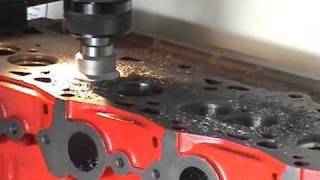 Rottler SG9 Machining New Valve Seat Inserts [upl. by Tracey]