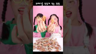 꽈배기를 맛있게 먹는 3가지 방법twinroozi snack mukbang 꽈배기Twisted Snack [upl. by Yeldahc]