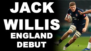 Jack Willis England Debut [upl. by Lady]