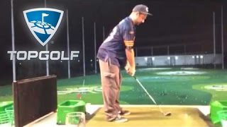 Hole in one attempt in Chicago  Topgolf [upl. by Kahle]