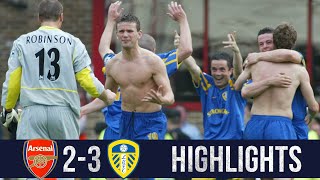 Viduka scores late winner  Arsenal 23 Leeds United  Highlights 200203 [upl. by Eliza]