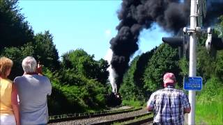 Historic Steam Locomotive No 765 Almost Stalls on The NS YTL [upl. by Olzsal198]