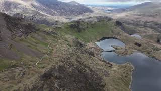 DJI Drone Video  SNOWDON 4k  60fps [upl. by Elleivap]