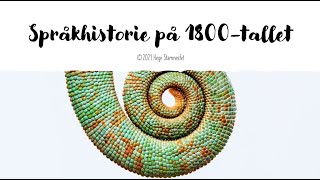 Språkhistorie på 1800 tallet [upl. by Ramirolg]