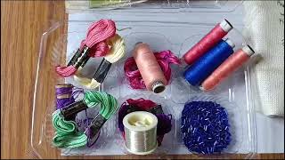 2024 Tamil REPURPOSE Muffin container into a Needle work container [upl. by Risa]