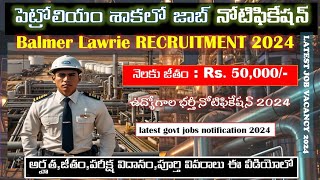 Balmer Lawrie RECRUITMENT 2024 Latest Government Job Vacancy 2024JobTeluguFresherJobsGovt Job [upl. by Enialahs]