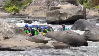 Ohiopyle 22 Sept 2024 Rafters at Railroad Rapids [upl. by Chrissa]