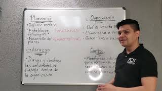 4 Funciones Administrativas  4 Management Functions [upl. by Hurleigh]