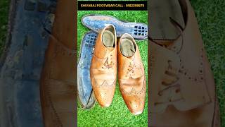 HUSH PUPPIES LEATHER SHOES SOLE REPLACEMENT WORK FROM SHIVARAJ FOOTWEAR JUBILEE HILLS HYD hushpuppi [upl. by Harbert622]