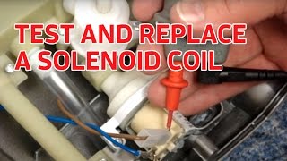 Electric showers How to test and replace a solenoid coil [upl. by Durkee876]