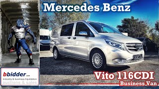 Mercedes Benz Vito 116CDI Business Van 7G Tronic  auction promo [upl. by Dasie754]