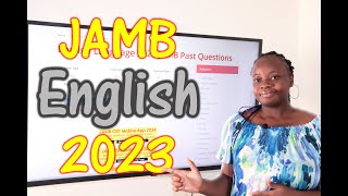 JAMB CBT English 2023 Past Questions 1  30 [upl. by Anaujal]