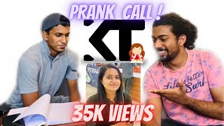 Krish talkz ന് ഒരു കിടിലൻ job offer 😂  PRANK CALL 📞 😂 [upl. by On250]