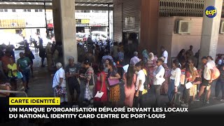 Carte Identité  Un manque d’organisation déploré devant les locaux du National Identity Card Centre [upl. by Carma]