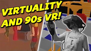 Virtuality Dactyl Nightmare Legend Quest and my experience with 90s VR [upl. by Darice23]