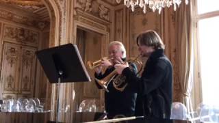 Sergei Nakariakov amp Otto Sauter rehearsing Enjott Schneiders quotDreamdancersquot double concerto [upl. by Laks725]