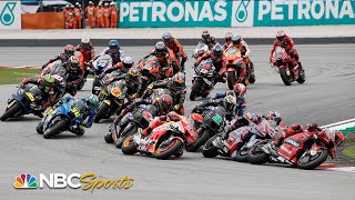 MotoGP Malaysian Grand Prix  EXTENDED HIGHLIGHTS  102322  Motorsports on NBC [upl. by Agneta]