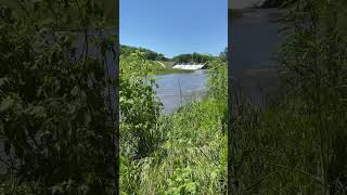 Delhi to Hopkinton Maquoketa River It’s moving fast river kayaking iowa riverkayaking sun [upl. by Jackson]