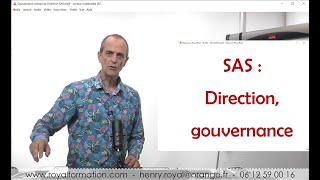 Statuts de SAS  organiser librement la direction et la gouvernance youtube [upl. by Emlin138]