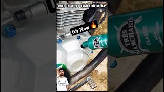 Bike and scooter engine oil refill trick automobile [upl. by Pierrette]