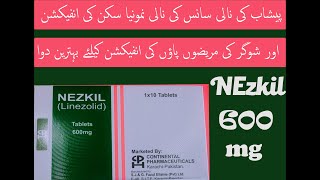 Nezkil Tablet Linezolid Uses in urdu Hindi [upl. by Drisko]