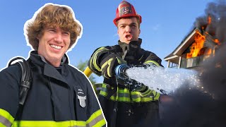 I Became a Firefighter For 24 Hours [upl. by Eceinert]