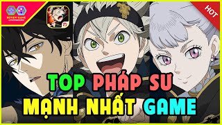 Black Clover M Tier List  TOP 5 Pháp Sư Mạnh Nhất Phiên Bản Hiện Tại Nên Có Trong Team Cực Mạnh [upl. by Hebrew83]